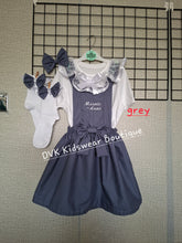 Load image into Gallery viewer, Plain Pinafore Personalised Dress Outfit 0m - 10 years