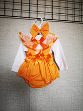 Load image into Gallery viewer, Halloween/Christmas/Valentines Prinny Bloomer 3 piece Outfit Newborn -24 months