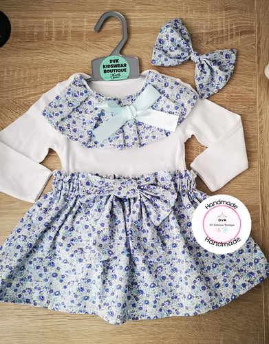 Readymade Blue Samantha Outfit 3 piece 6-9 months