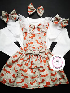 Cream Foxy Outfit 0m-5 years