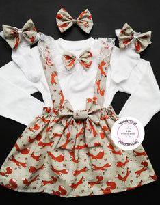 Cream Foxy Outfit 0m-5 years