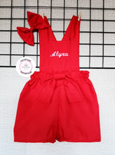 Load image into Gallery viewer, Plain Personalised Playsuit Outfit 0m - 10 years