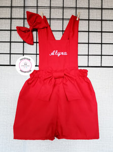 Plain Personalised Playsuit Outfit 0m - 10 years