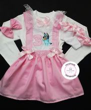 Load image into Gallery viewer, Bluey Dress Birthday Outfit 0m -5 years