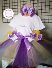 Load image into Gallery viewer, Mixed Tutu 4 piece Whole Outfit