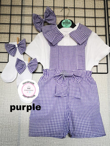 Gingham Playsuit Uniform Outfit 2 years - 10 years