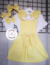 Load image into Gallery viewer, Gingham Pinafore Dress School Uniform Outfit 2 years - 13 years