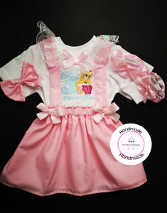 Beauty Princess Inspired Birthday Dress Outfit 0m -5 years