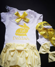 Load image into Gallery viewer, My First Easter Bunny Bloomer Whole Outfit Newborn - 24 months