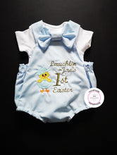 Load image into Gallery viewer, Egg Chick Easter Romper Outfit 0m -24 months