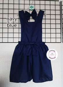 Plain Playsuit and Hairbow 0m - 10 years