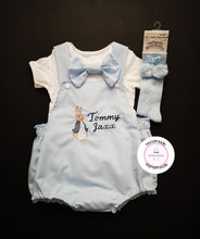 Load image into Gallery viewer, Peter Bunny Romper Outfit 0m -24 months