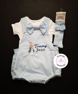 Peter Bunny Romper Outfit 0m -24 months