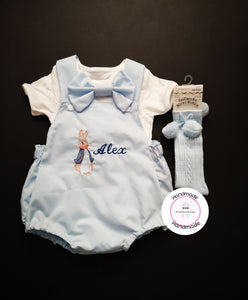 Peter Bunny Romper Outfit 0m -24 months