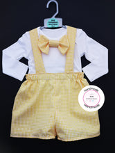 Load image into Gallery viewer, Gingham Dungaree Whole Outfit Newborn - 5 years