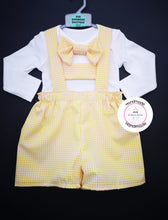 Load image into Gallery viewer, Gingham Dungaree Whole Outfit Newborn - 5 years