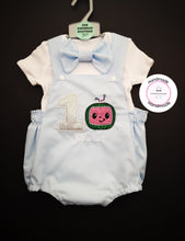 Load image into Gallery viewer, Melon Birthday Romper Outfit 0m -24 months