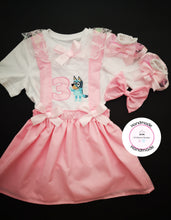 Load image into Gallery viewer, Bluey Dress Birthday Outfit 0m -5 years