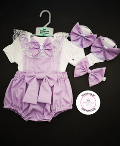 Plain Prinny Bloomer Outfit Newborn -24 months