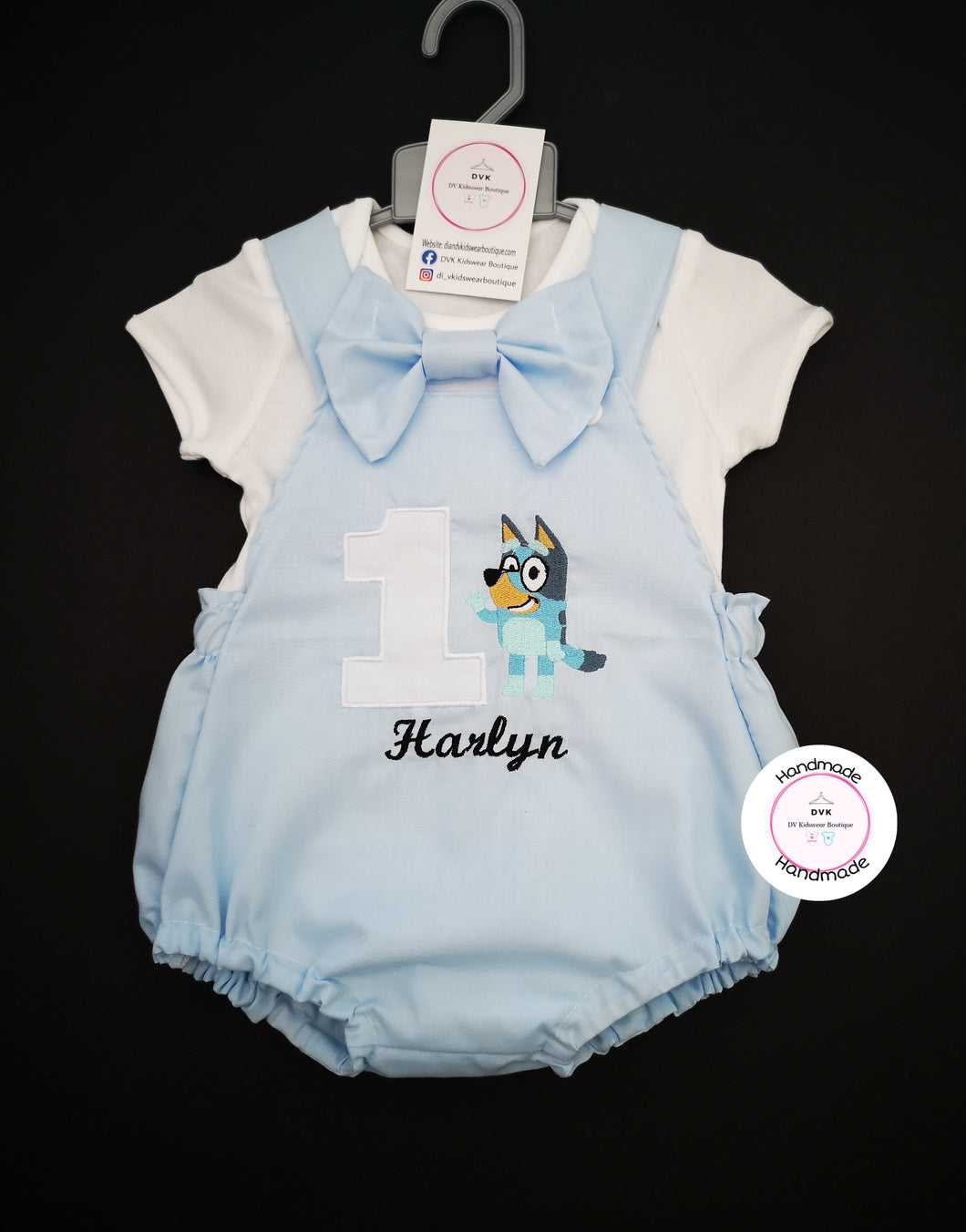 Blueeey Romper Birthday Outfit 0m -24 months