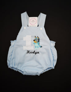 Blueeey Romper Birthday Outfit 0m -24 months