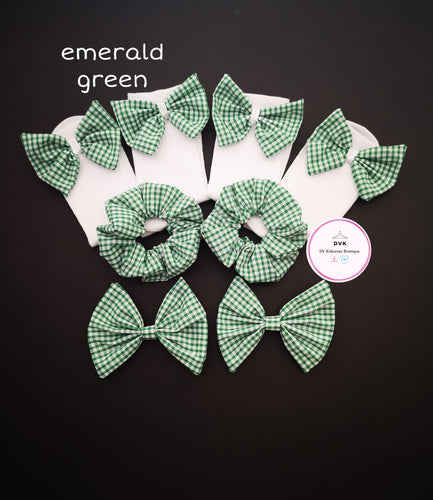 Gingham School Accessories