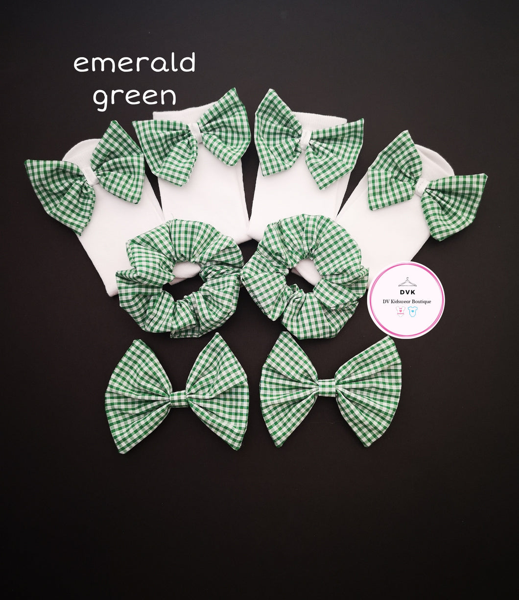 Gingham School Accessories