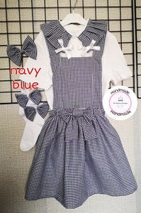 Gingham Pinafore Dress School Uniform Outfit 2 years - 13 years