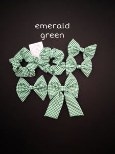 Bundle of Gingham Hairbows