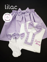 Load image into Gallery viewer, Gingham Personalised Skirts Uniform Outfit 2 years - 13 years