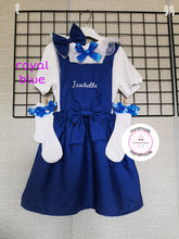 Load image into Gallery viewer, Plain Pinafore Personalised Dress Outfit 0m - 10 years