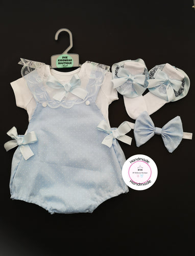 Dotty Romper Outfit Newborn -24 months