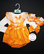 Load image into Gallery viewer, Plain Pinafore Bloomer Outfit Newborn -24 months