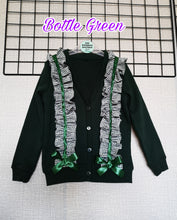 Load image into Gallery viewer, Gingham Jersey Cardigan