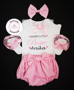 Personalised Bloomer Whole Outfit 0m-2 years ( create your own text )