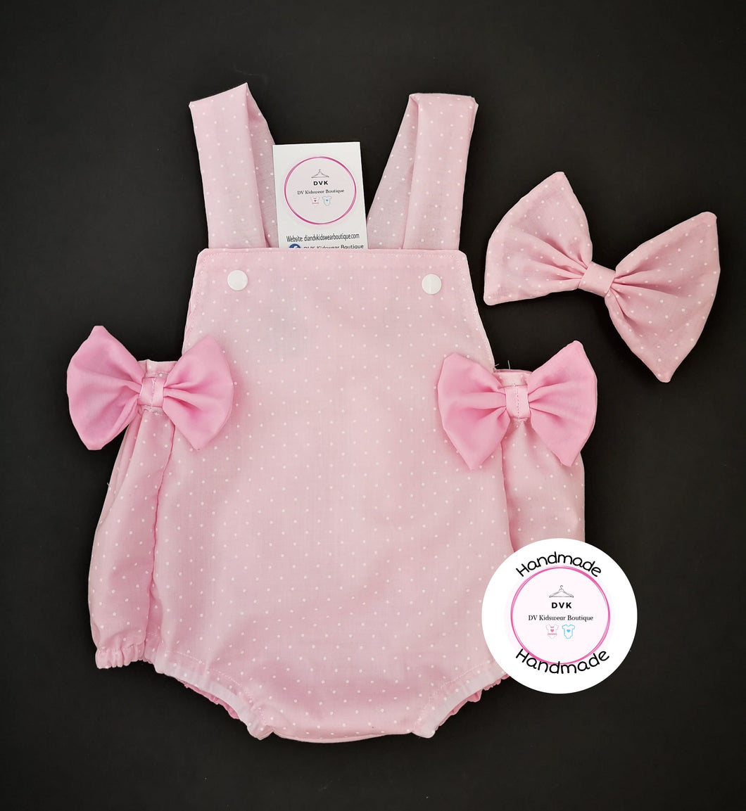 Dotty Romper Outfit Newborn -24 months