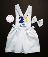 Load image into Gallery viewer, Elsa Inspired Playsuit Birthday Outfit 9m - 5 years