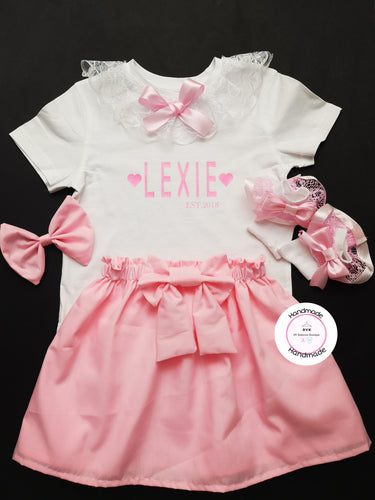 Personalised Name Whole Outfit Newborn -10 years