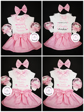 Load image into Gallery viewer, Personalised Skirt Whole Outfit 0M  -5 years ( Create your Own Text )