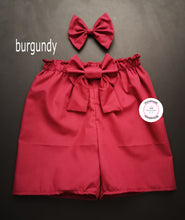 Load image into Gallery viewer, Plain Short and Hairbow 0m - 10 years