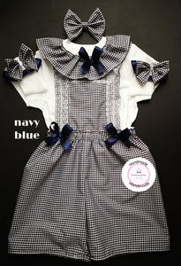 Gingham Playsuit Outfit 0m - 10 years