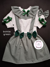 Load image into Gallery viewer, Gingham Two Strap Dress Outfit Newborn - 10 years