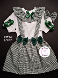 Gingham Two Strap Dress Outfit Newborn - 10 years