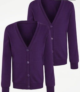 Gingham Jersey Cardigan