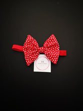 Load image into Gallery viewer, Halloween/Christmas/Valentines 5 inch Hairbow ( baby headband/clip )