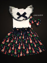 Load image into Gallery viewer, Handmade Skirt 3 piece Outfit Newborn - 5 years