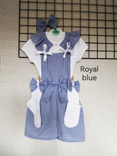 Load image into Gallery viewer, Gingham Playsuit Uniform Outfit 2 years - 5 years