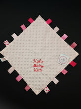 Load image into Gallery viewer, Personalised Pink Taggie