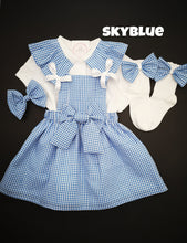 Load image into Gallery viewer, Gingham Pinafore Dress School Uniform Outfit 2 years - 13 years
