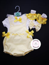 Load image into Gallery viewer, Plain Romper Outfit with Child Name 0m - 24 months